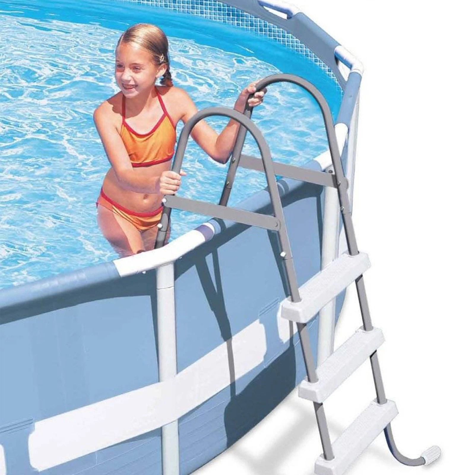 Above Ground Steel Frame Pool Ladder Protective Pool Ladder Mat