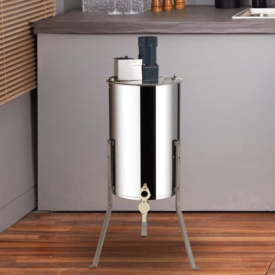 Electric Honey Extractor Frame Stainless Steel Beekeeping Equipment, USB Rechargeable
