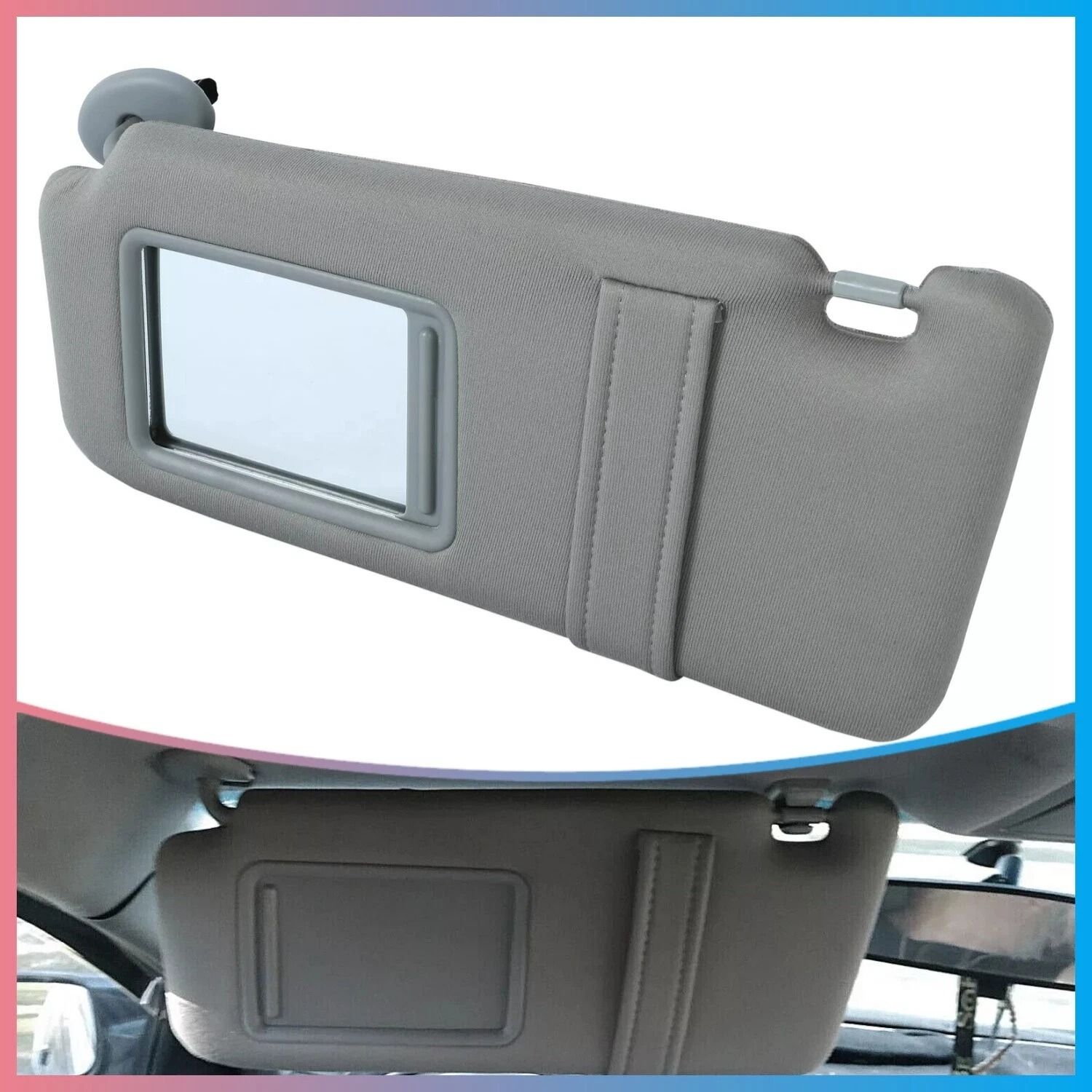 Left Driver Side Sun Visor Sunshade for Toyota Camry With/Without Sunroof