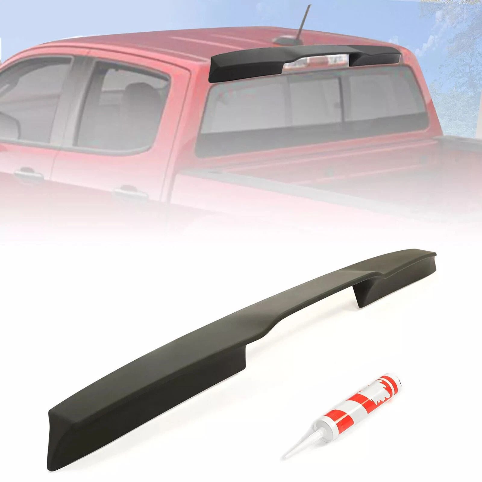 Premium Cab Roof Spoiler Wing for Chevy Colorado Crew Cab Aerodynamic Truck Upgrade