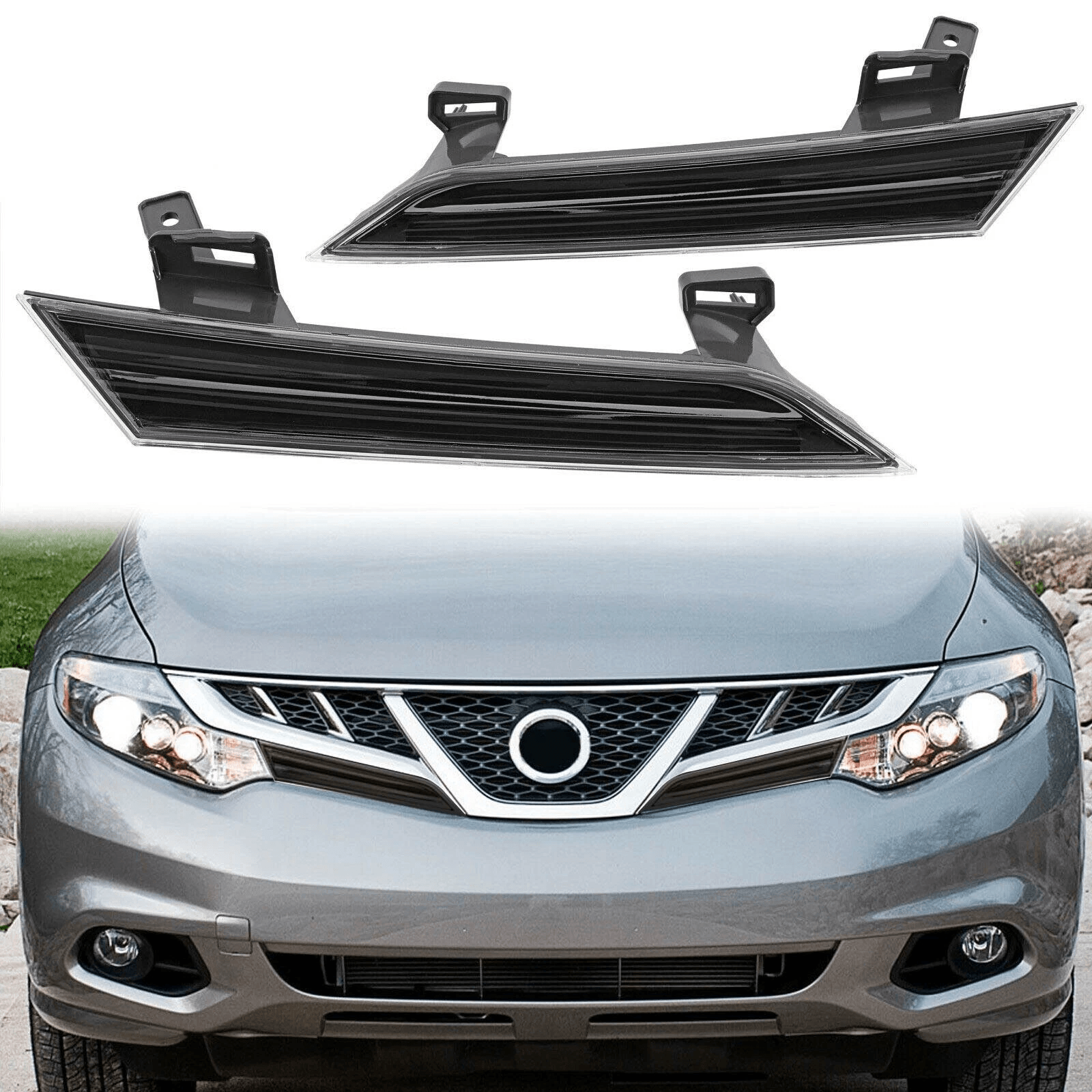 Nissan Murano Left+Right Reflector Headlight Panel Perfect Fit for Your Vehicle