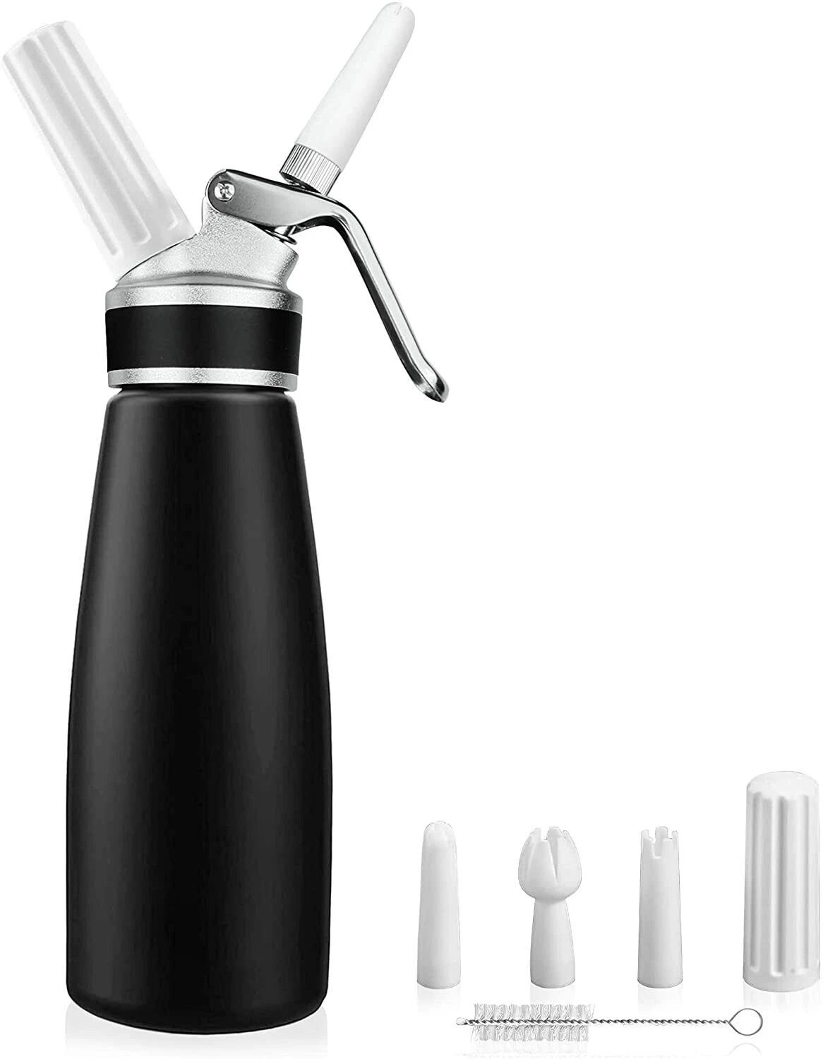 Whipped Cream Dispenser Durable Aluminum Foam Whipper for Delicious Cream Creations