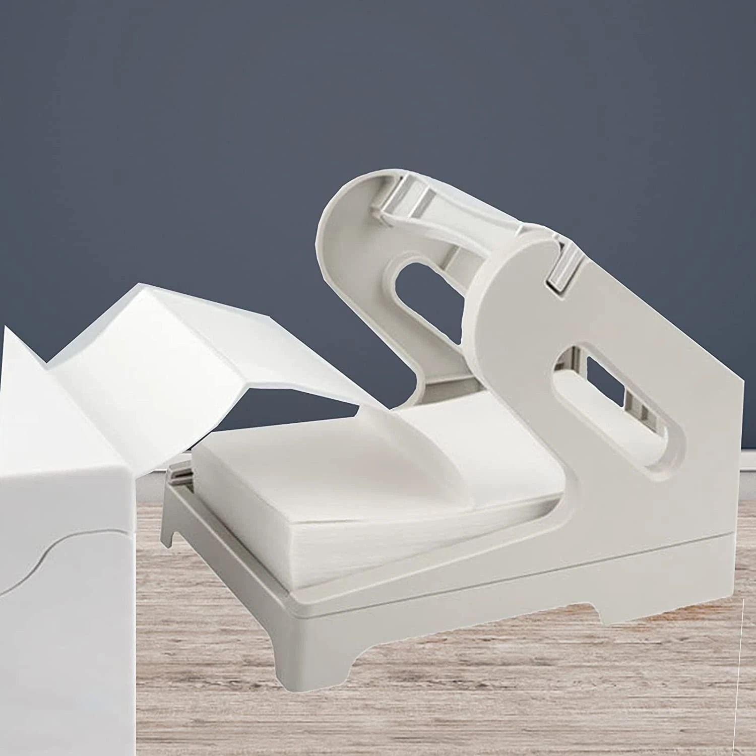 Thermal Shipping Label Holder for Roll & Fanfold Labels Desktop Printer Accessory