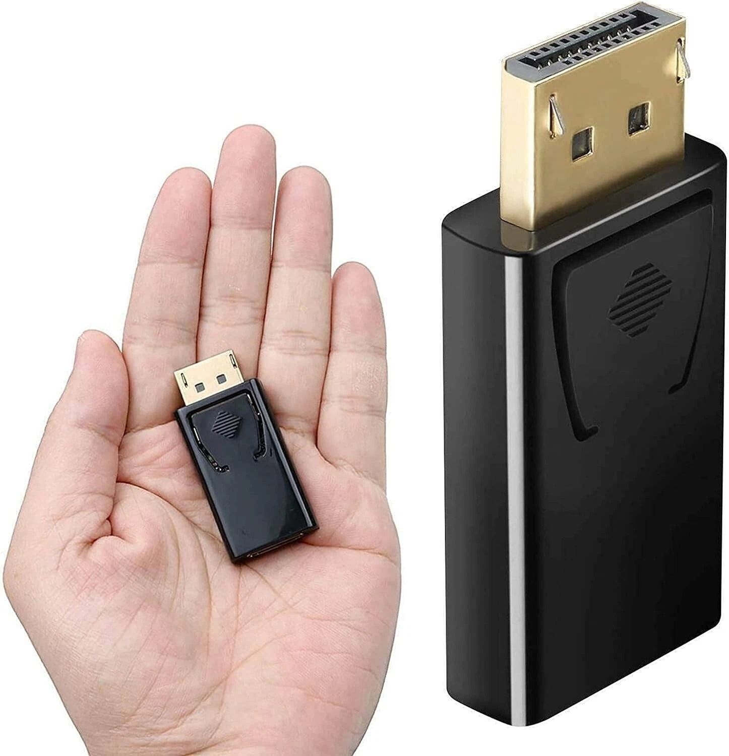 DisplayPort to HDMI adapter for Monitor and TV, DP Male to HDMI Female Converter