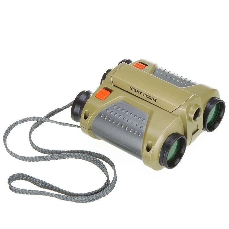 Night Vision Binoculars for Kids with Pop Up LED Light
