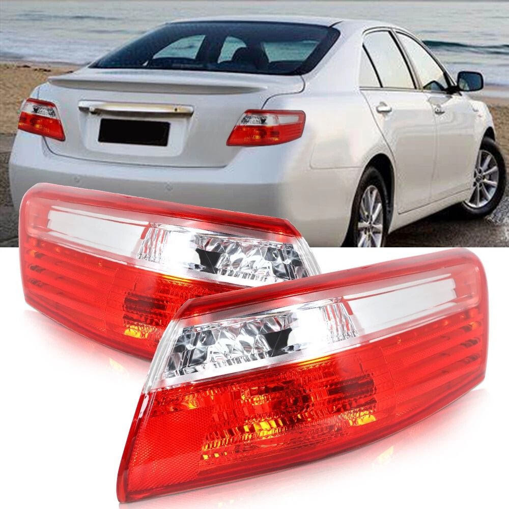 Replacement Tail Lights for Toyota Camry L+R Halogen Rear Lamps