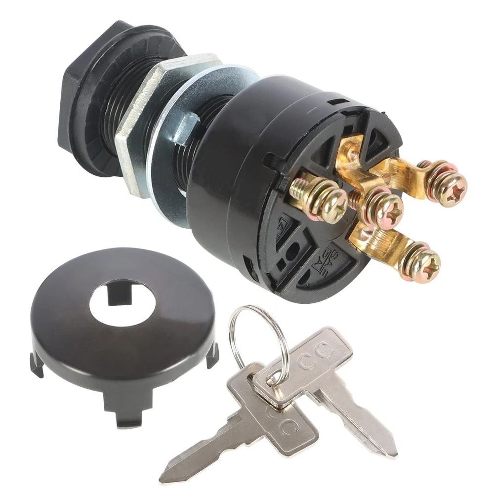 Premium Replacement Golf Cart Ignition Switch with Keys for Club Car DS Fits & Up