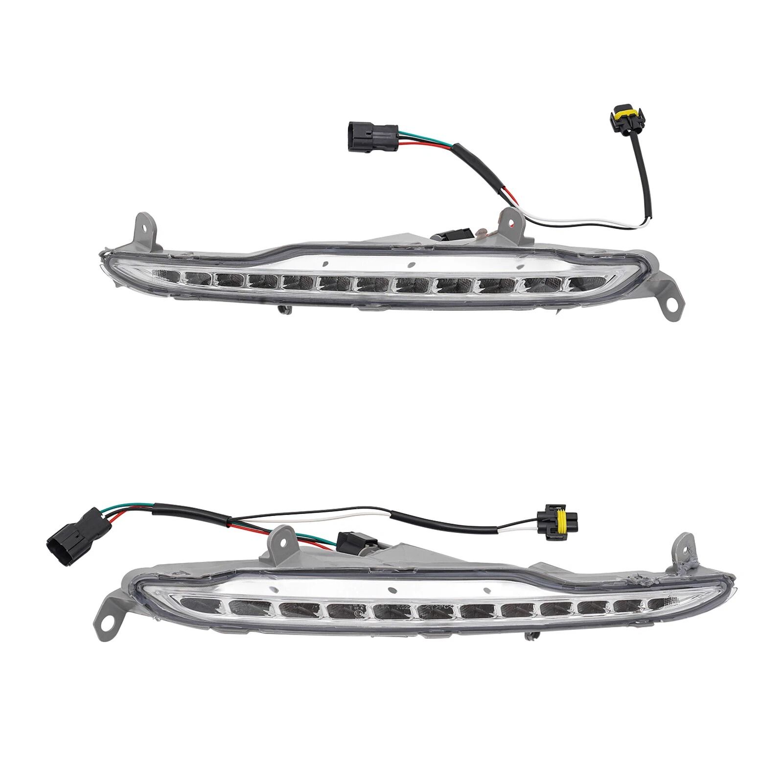 Premium Front Bumper Lamps with Kia Optima DRL Lights & LED Daytime Running Light Fit