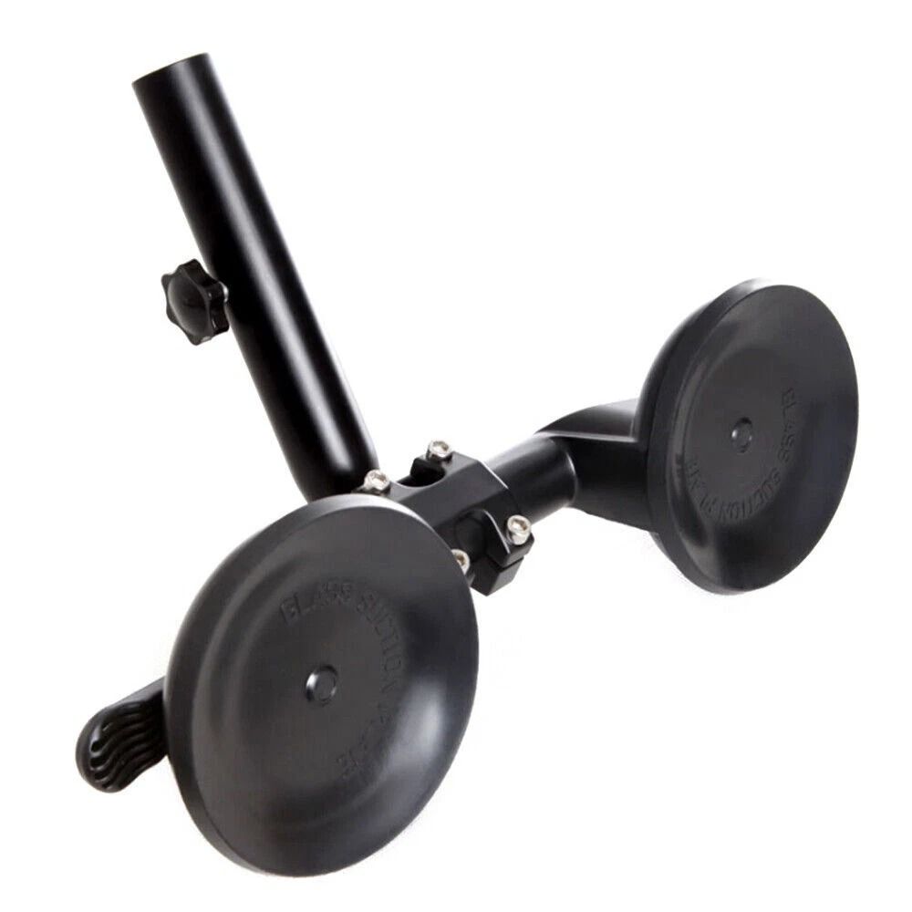 Heavy Duty Car Flag Pole Bracket with Dual Suction Cup Flag Mount Adjustable Support Kit