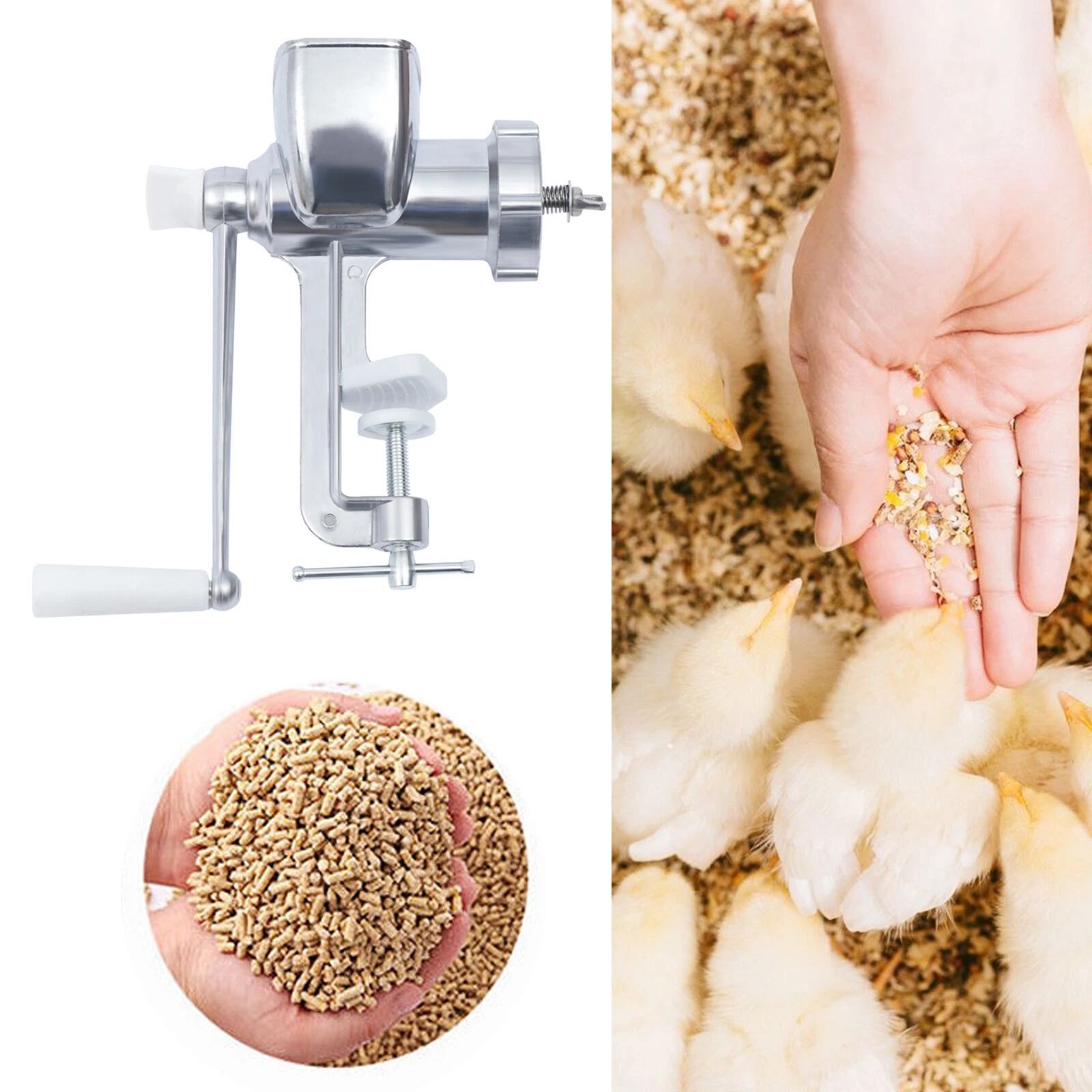 Heavy Duty Manual Animal Feed Pellet Machine Compact Pet Feed Pellet Maker