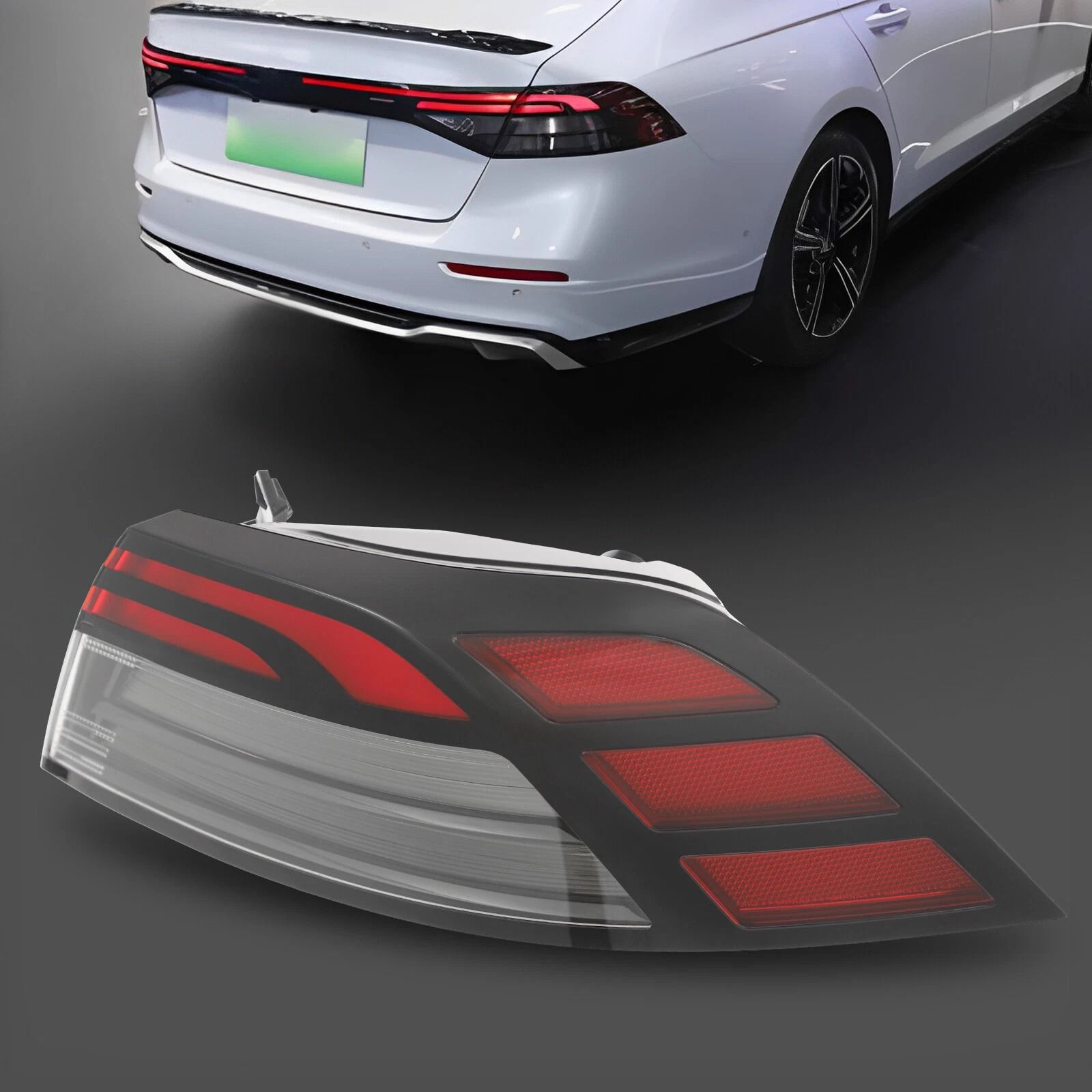 Premium LED Tail Light Designed for Honda Accord Passenger Side Rear Brake Lamp Assembly