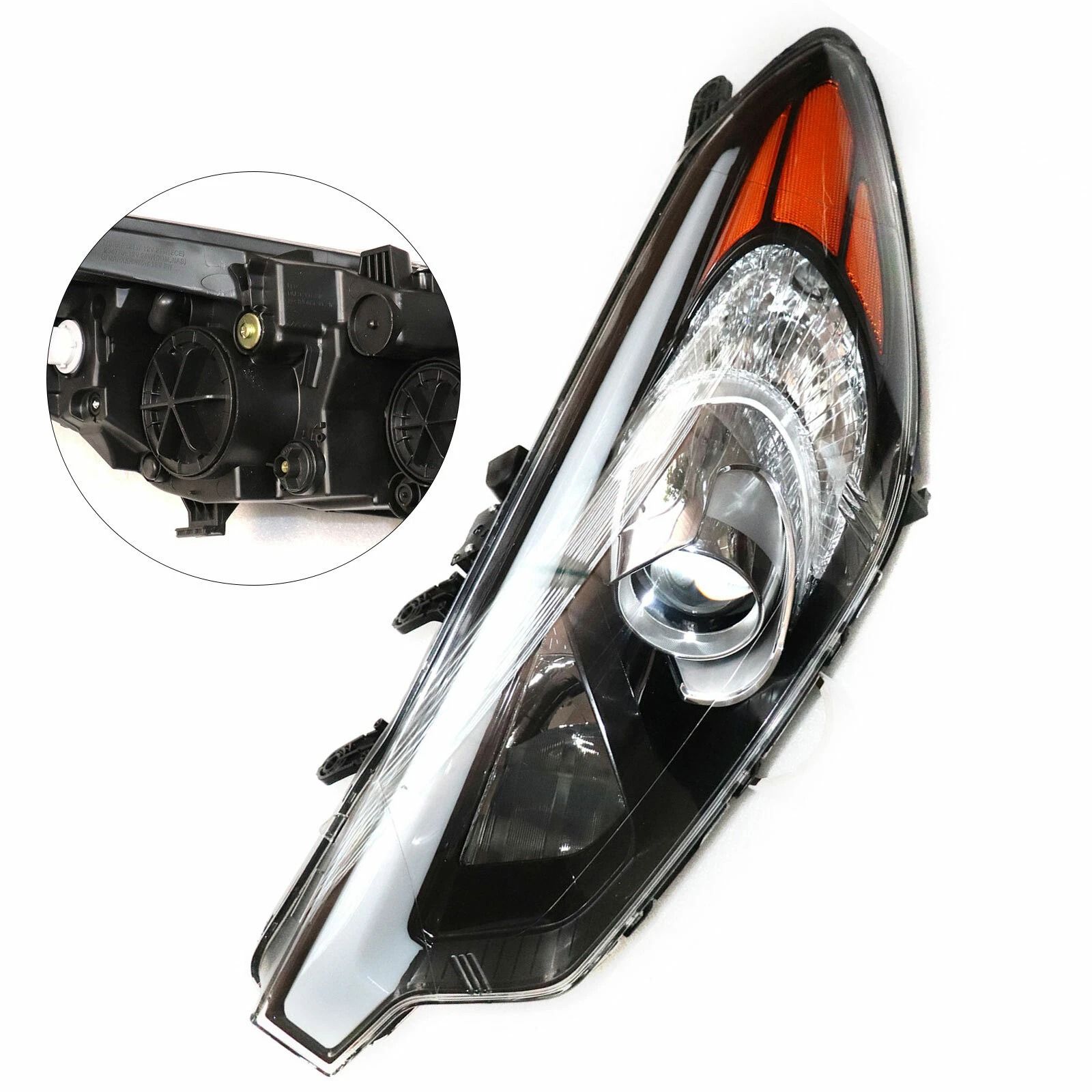 Kia Forte Driver Side Halogen Headlight Assembly for Forte Forte5