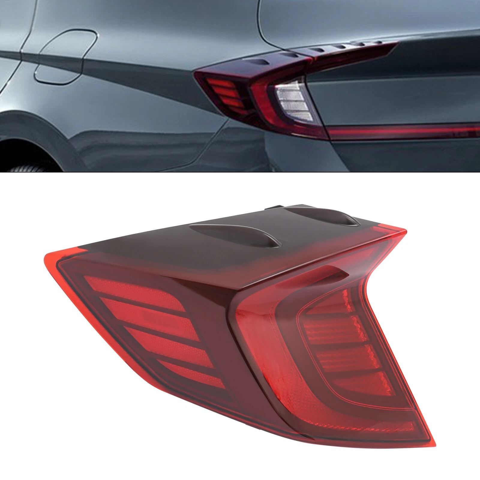 Hyundai Sonata Left LED Tail Light Assembly Driver Side Rear Lamp