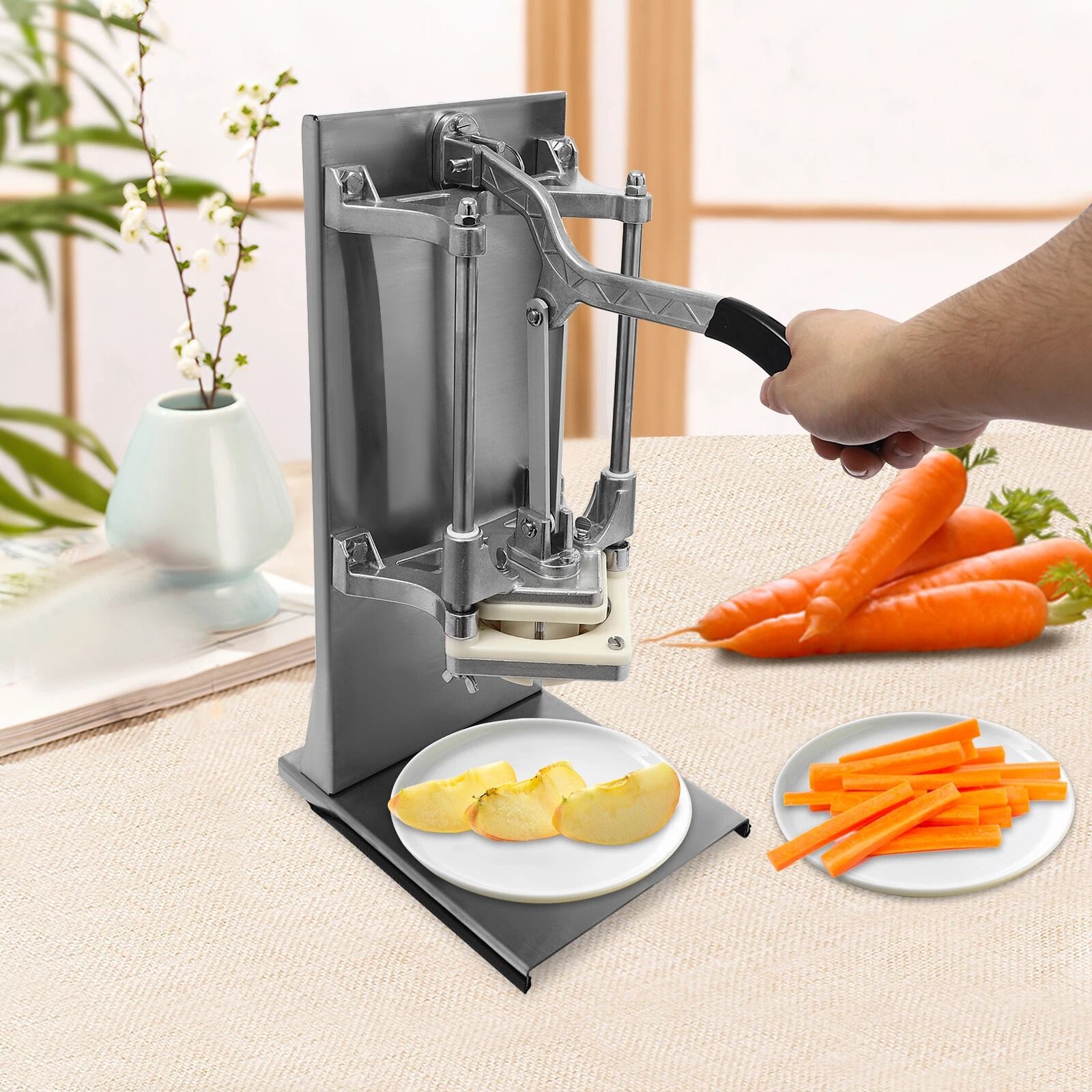 Commercial Vegetable Cutter Fruit and Potato Cutter for Fast Kitchen Prep