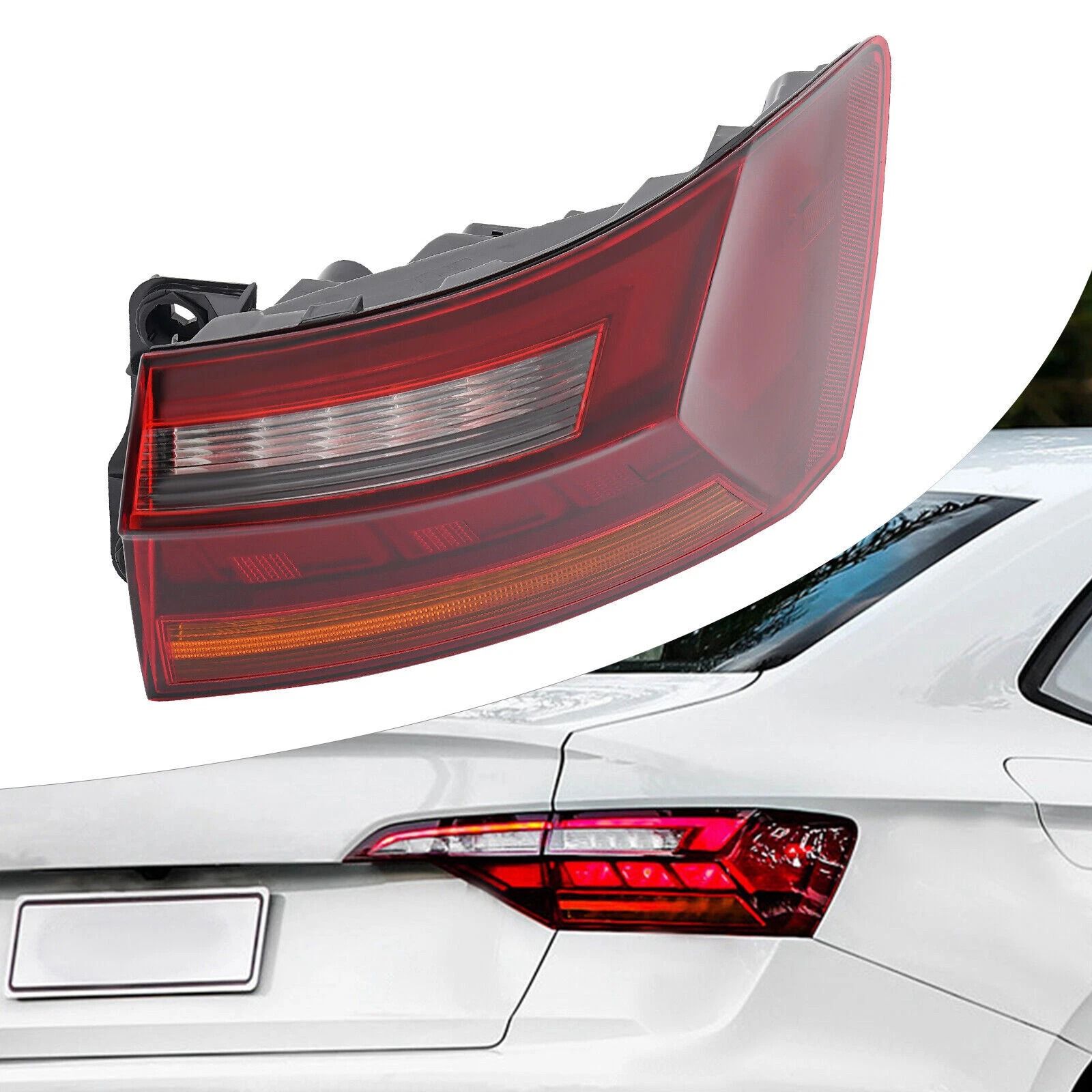 LED Passenger Side Tail Light for Volkswagen Jetta Rear Brake Lamp Outer