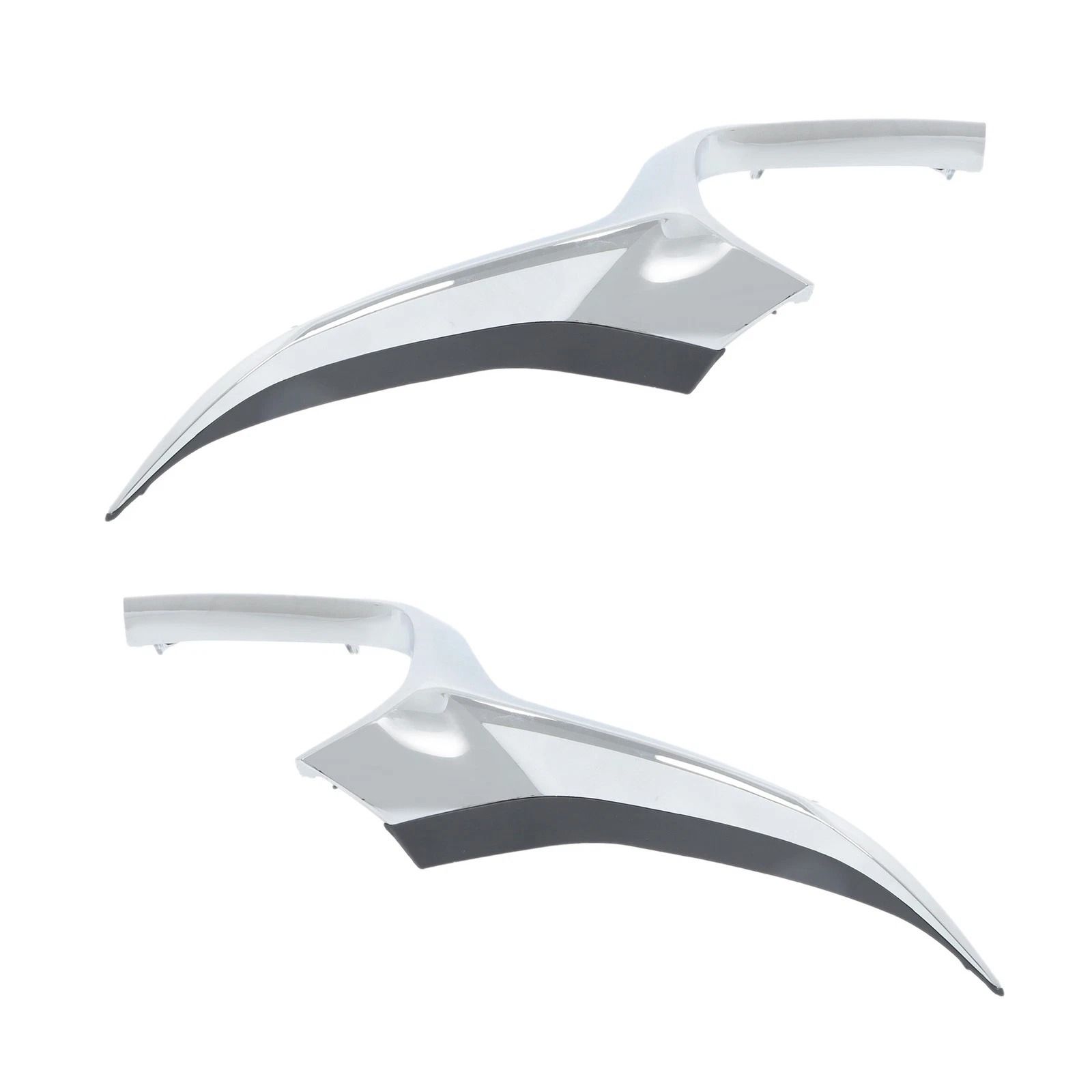 Chrome Front Grille Trims for Mazda Left Right 2 Piece Plastic