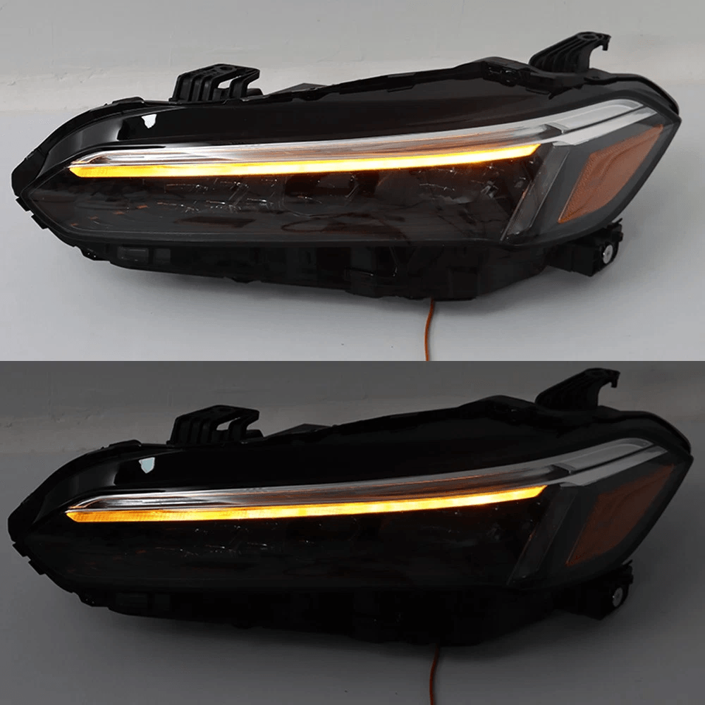 Black LED Headlight Assembly for Honda Civic Sport Touring Left Driver Side