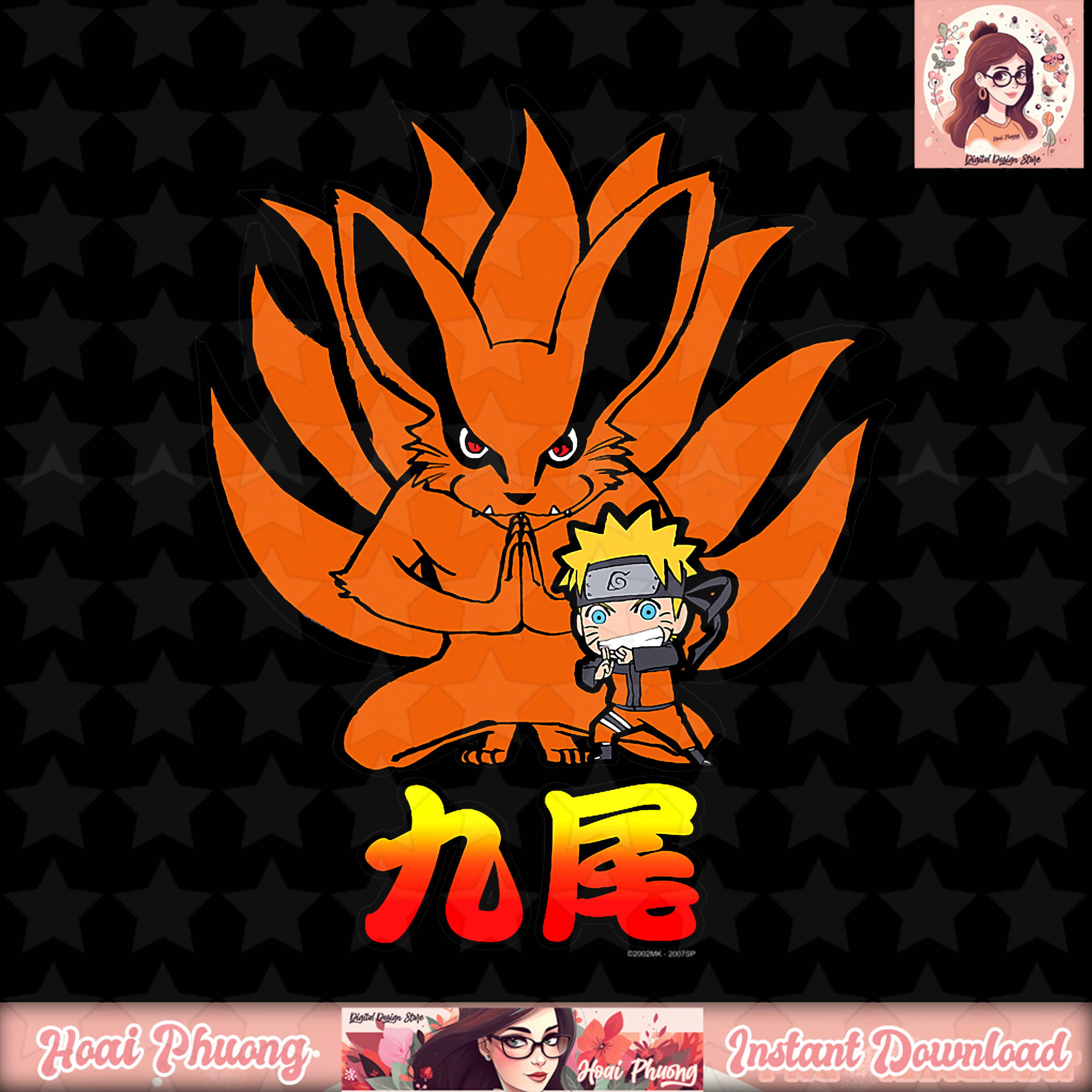 Naruto Shippuden Naruto Kurama Nine Tails Chibi Png Digital Inspire
