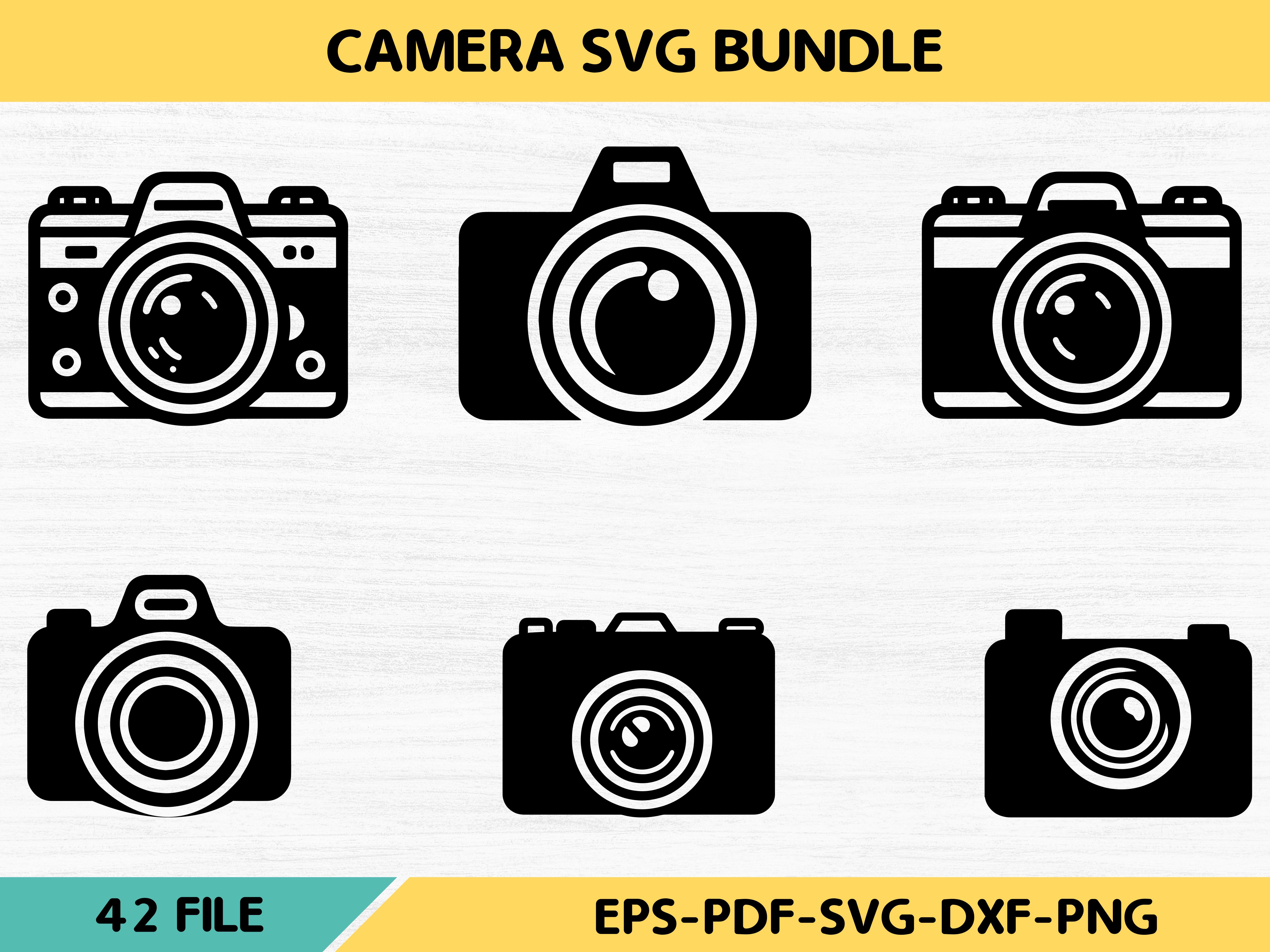 Svg Computer Camera Camera Svg Bundle | Inspire Uplift