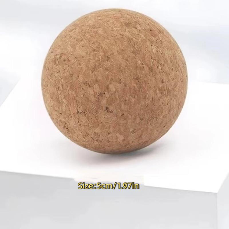 Back Massage Cork Ball Foot Massager Yoga Therapy Myofascial Ball Tension Release Relax Muscles Trigger Point Relief