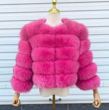 Luxury Faux Fur Coat, 2024 Winter Fluffy Jacket for Women, Thick Warm Raccoon Style Outwear
