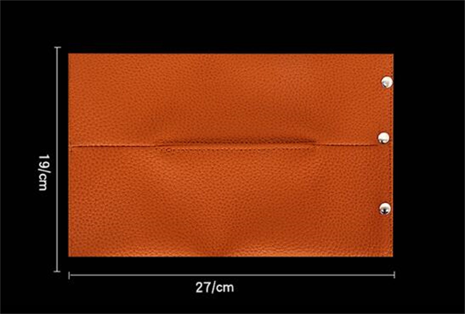 Auto Clip Holder Tissue Box, PU Leather Car Armrest Organizer, Seat Back Paper Napkin Holder Accessory