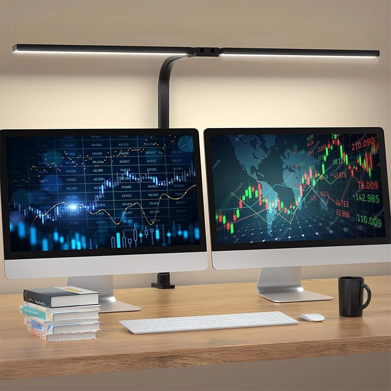 Powerful LED Desk Lamp, Double Head, 3 Color Temperatures | Inspire Uplift