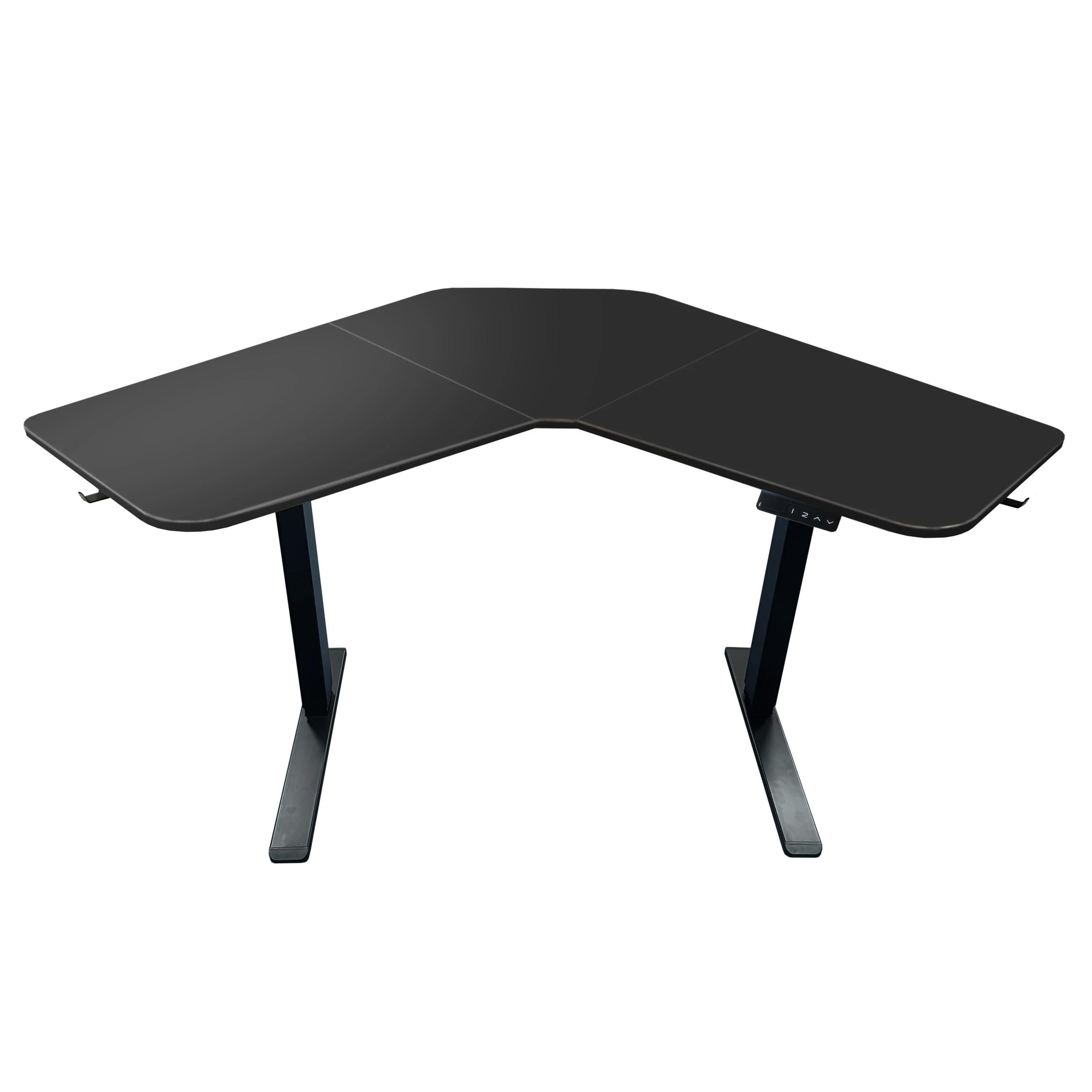 V Shaped Desk, Electric Lifting Table, Sit Stand Height-adjustable Desk for Study, Home Office, Esports Computer Desk