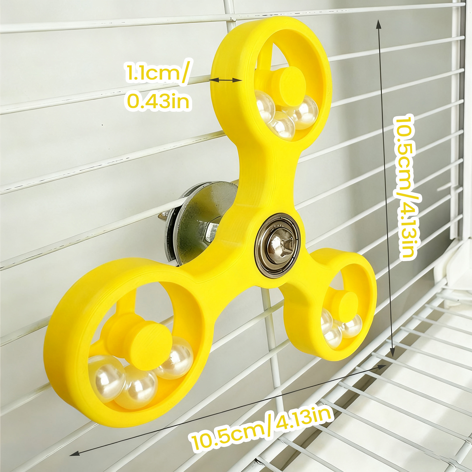 Rotating Bird Toys for Parrots, Interactive Parrot Toy for Bird Cage, Mental Stimulation & Entertainment, Parrot Cage