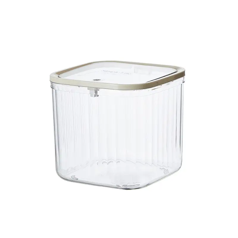 Clear Mini Desktop Storage Box with Pop Up Lid Waterproof Laundry Detergent Dispenser Container