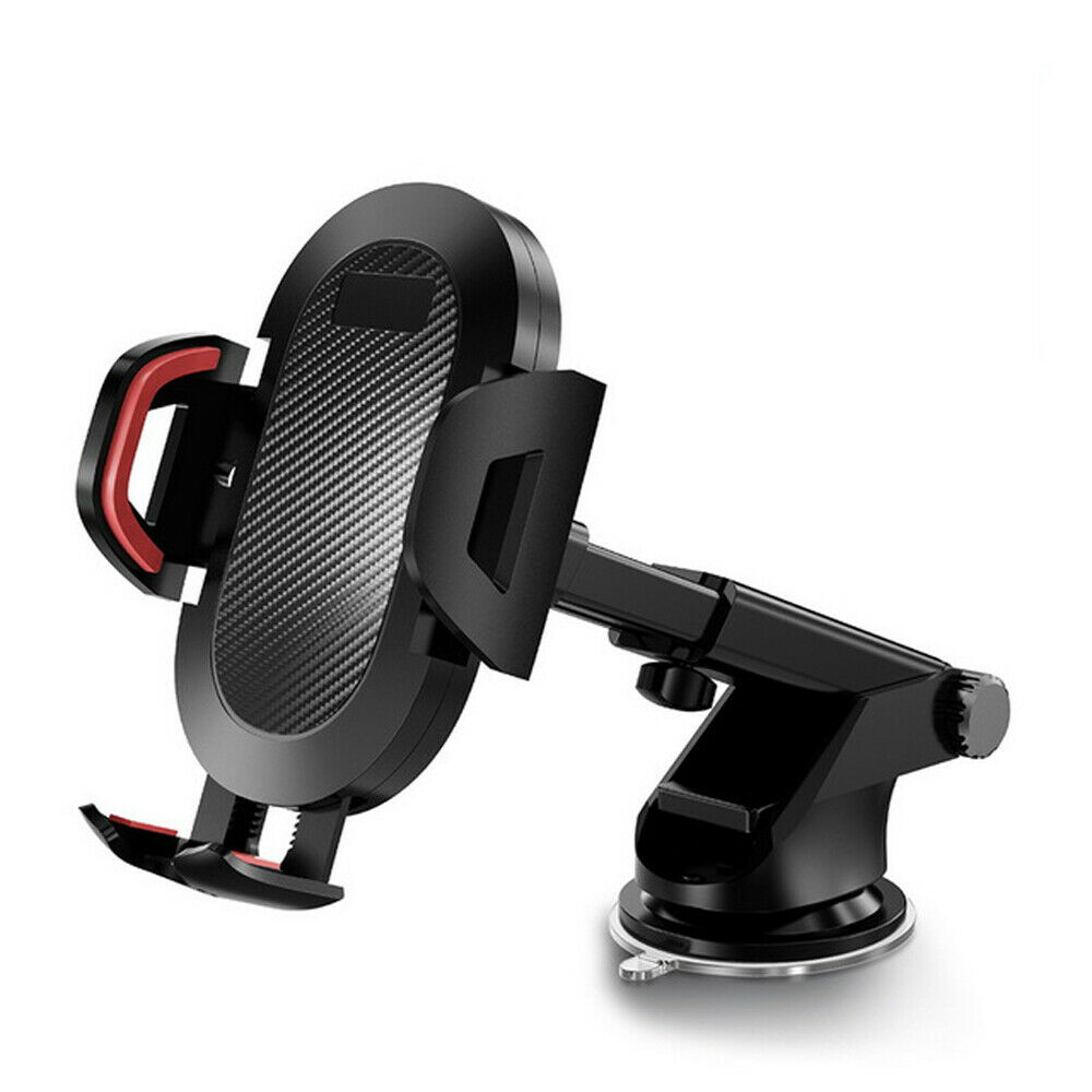 Universal Car Phone Holder with Rotation and Retractable Arm