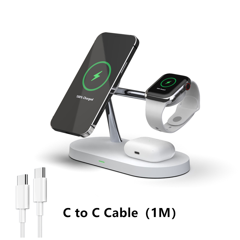Magnetic Wireless Charging Station for iPhone Apple Watch and AirPods