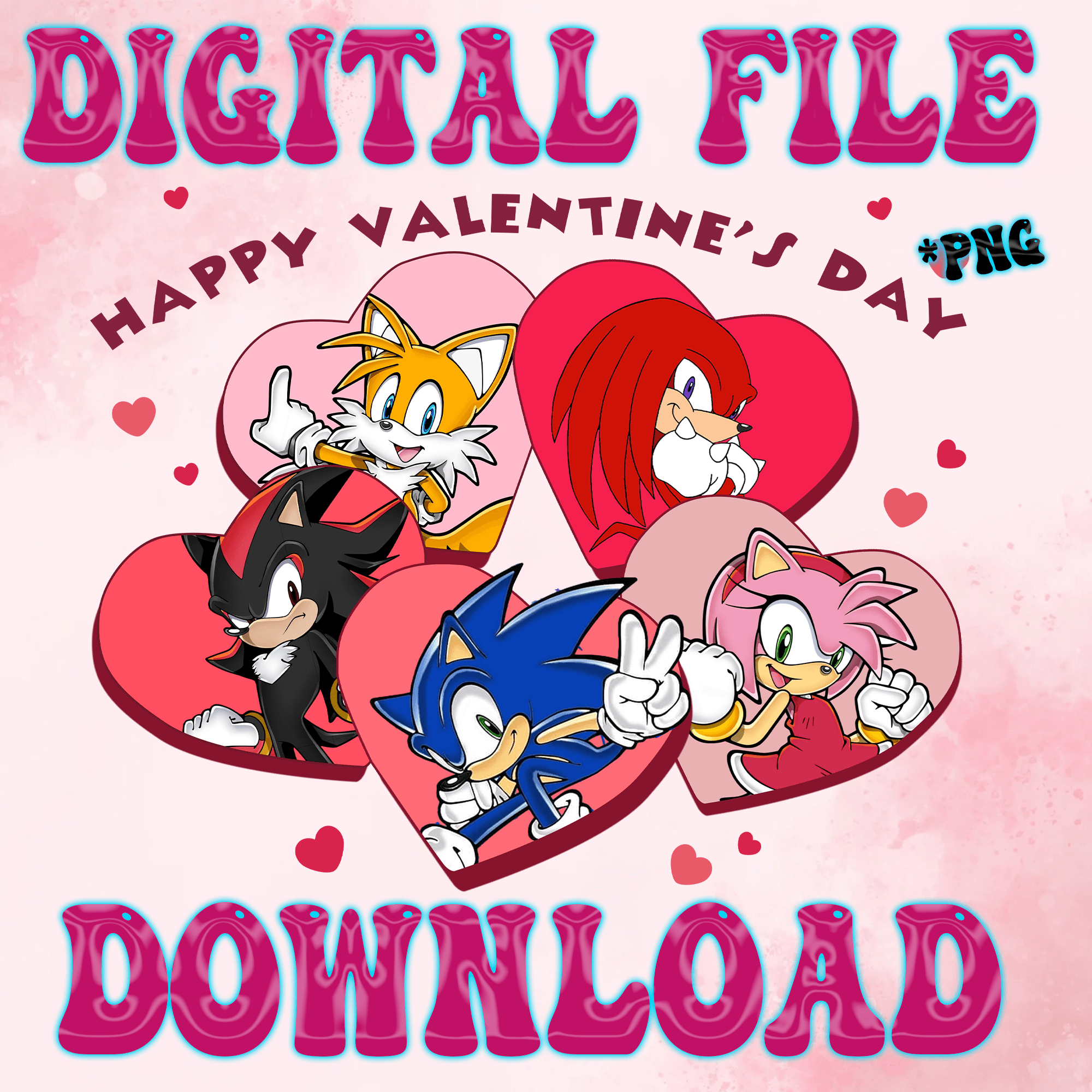 Sonic The Hedgehog Valentine | Inspire Uplift
