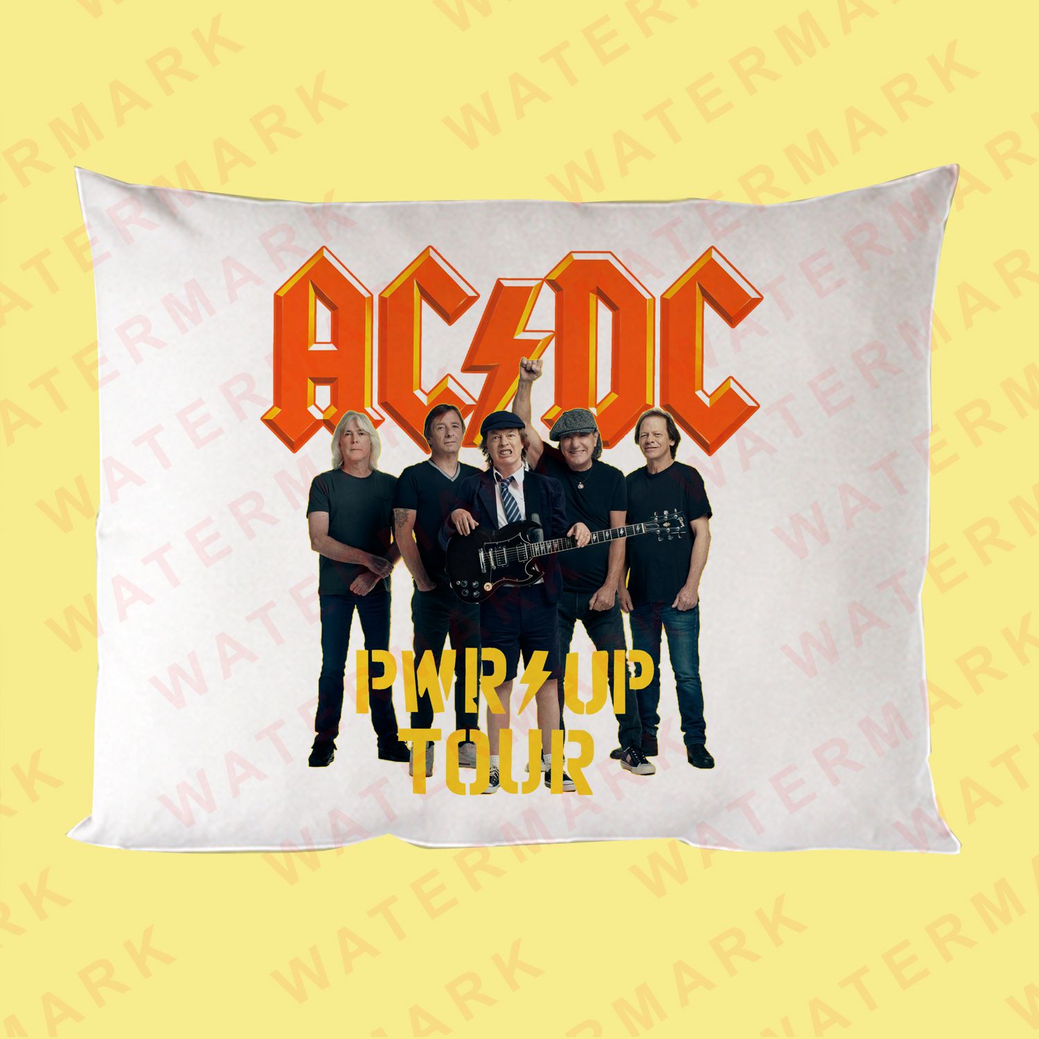 THE ACDC POWER UP NORTH AMERICAN TOUR 2025 Pillow Cases | Inspire Uplift
