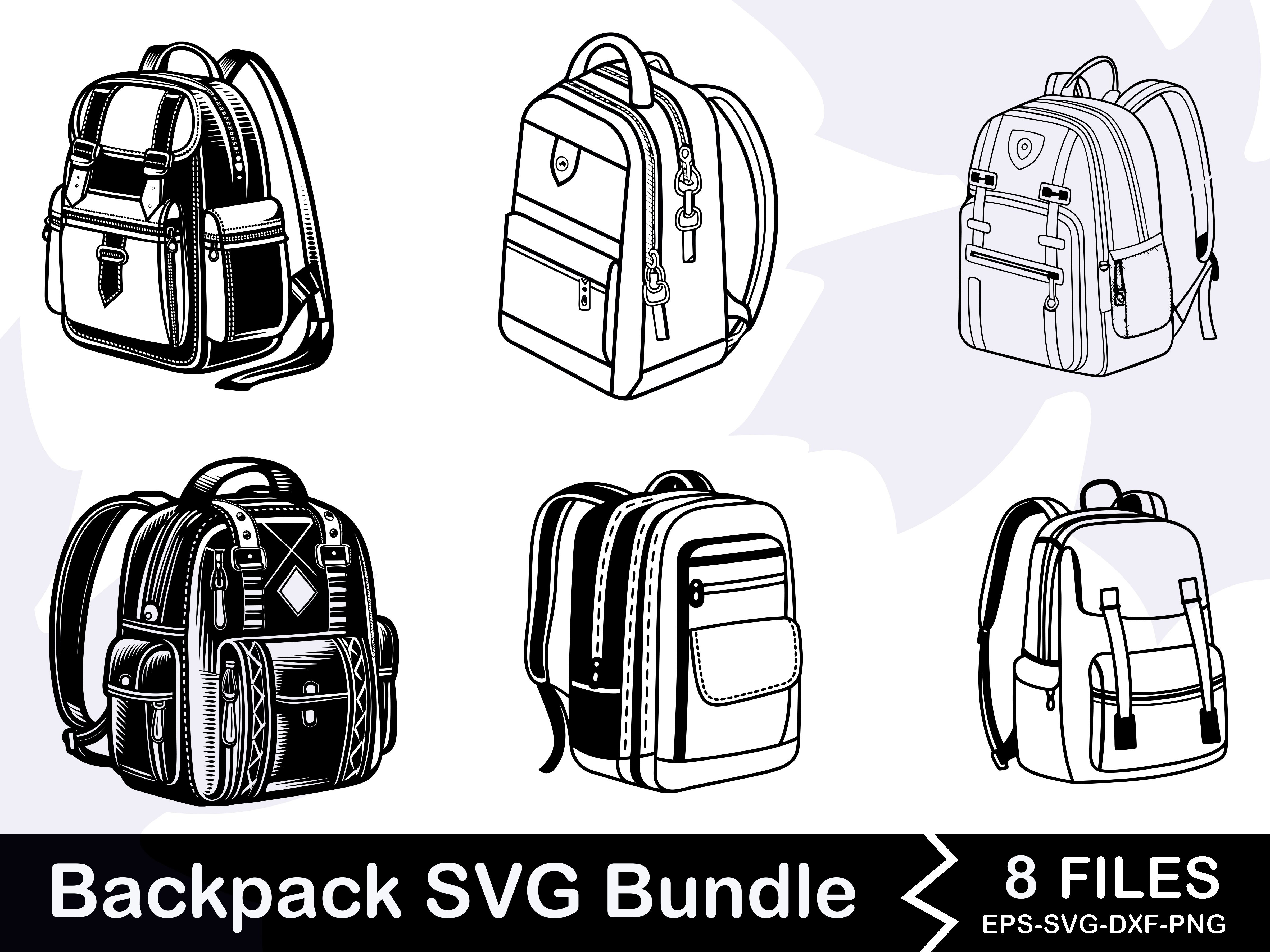 Backpack SVG Bundle 1 | Inspire Uplift