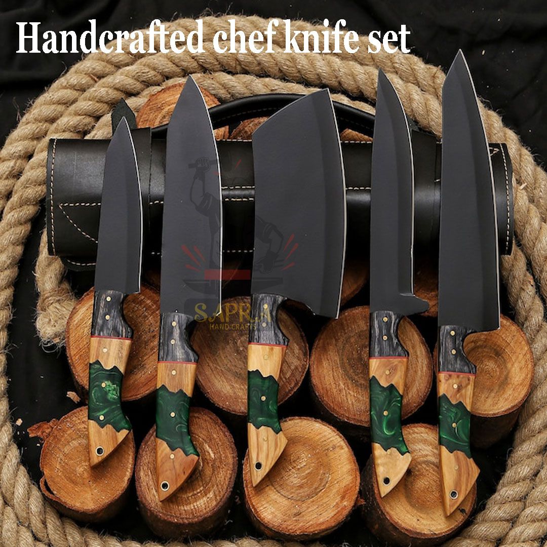 Premium Custom J2 Stainless Steel Chef Knife Set main image 0