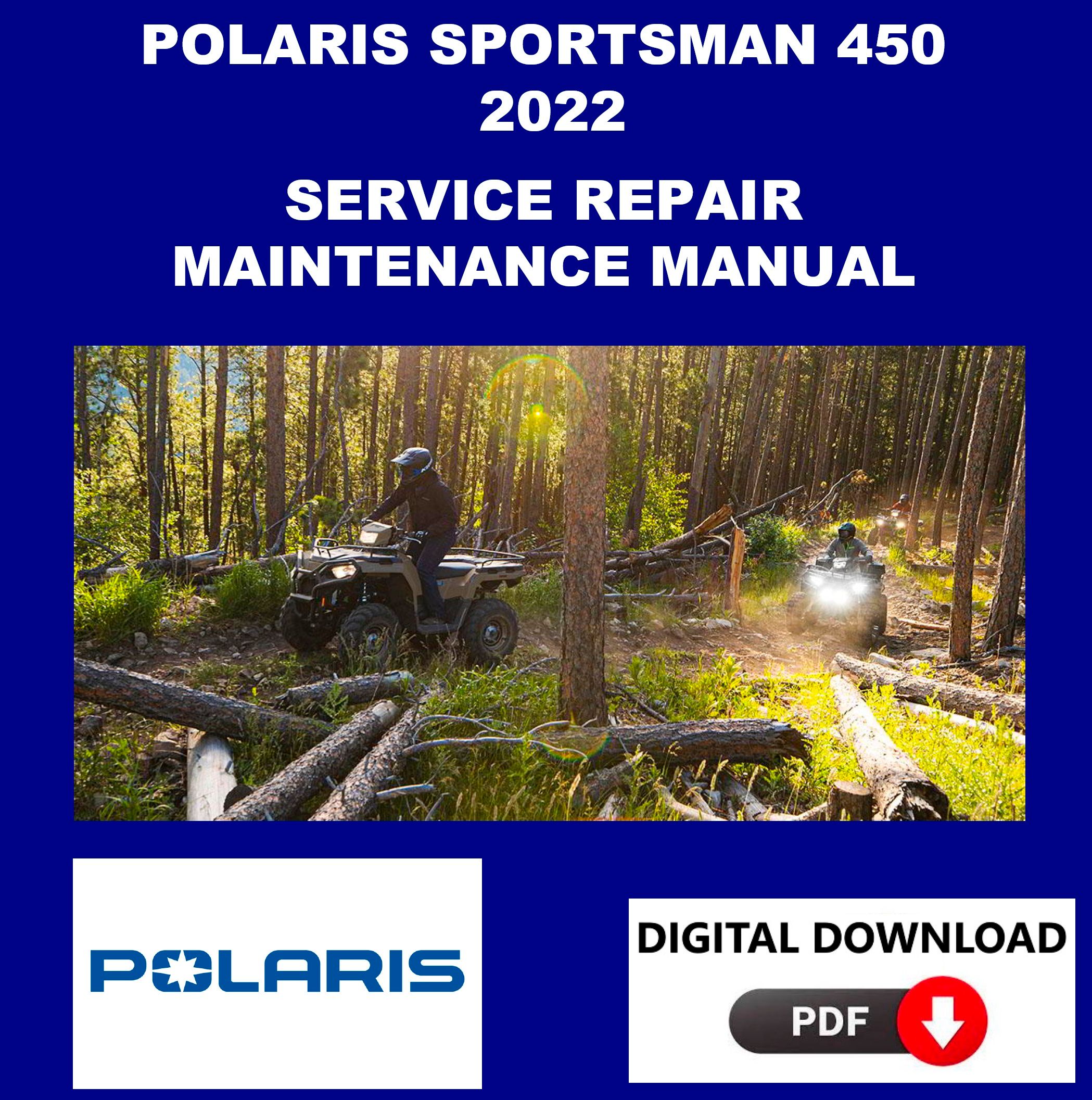 2022 POLARIS SPORTSMAN 450 SERVICE MANUAL PDF FREE DOWNLOAD visual data 2