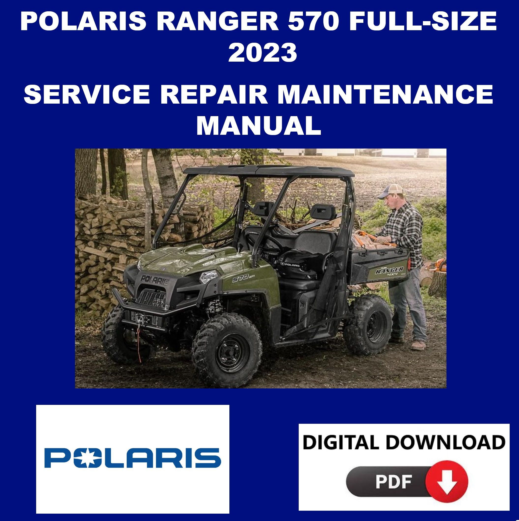 Polaris 2023 Ranger 570 Full-Size Maintenance Repair Service | Inspire ...