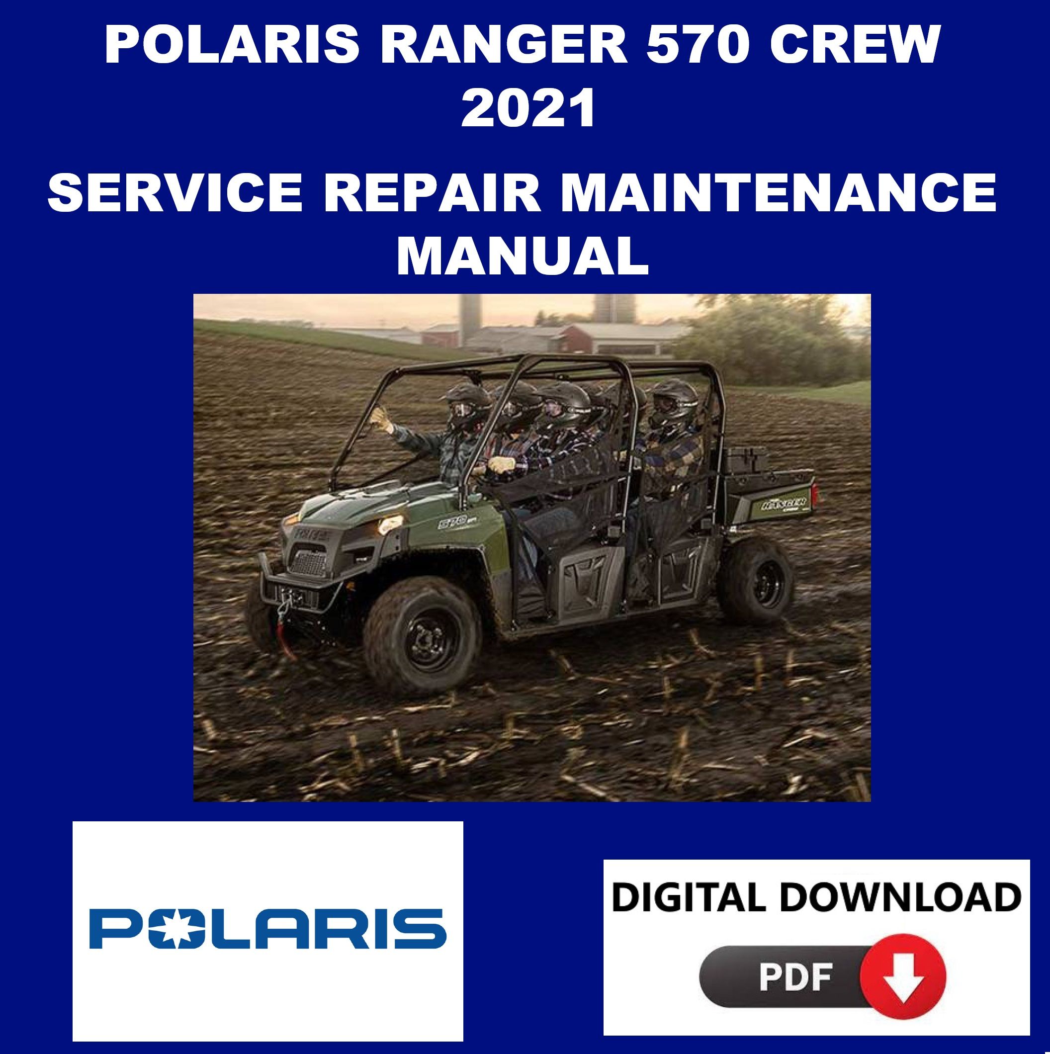 Drive Clutch & Belt Assembly For Polaris Ranger 570 / Crew / Full Size (2014-2021) – Replaces 1323255