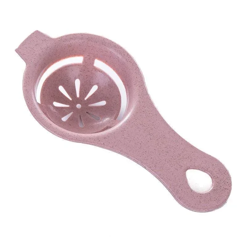 Wheat Straw Egg White Separator, Egg Yolk Separator, Egg Filter Kitchen Gadget for Baking Cooking