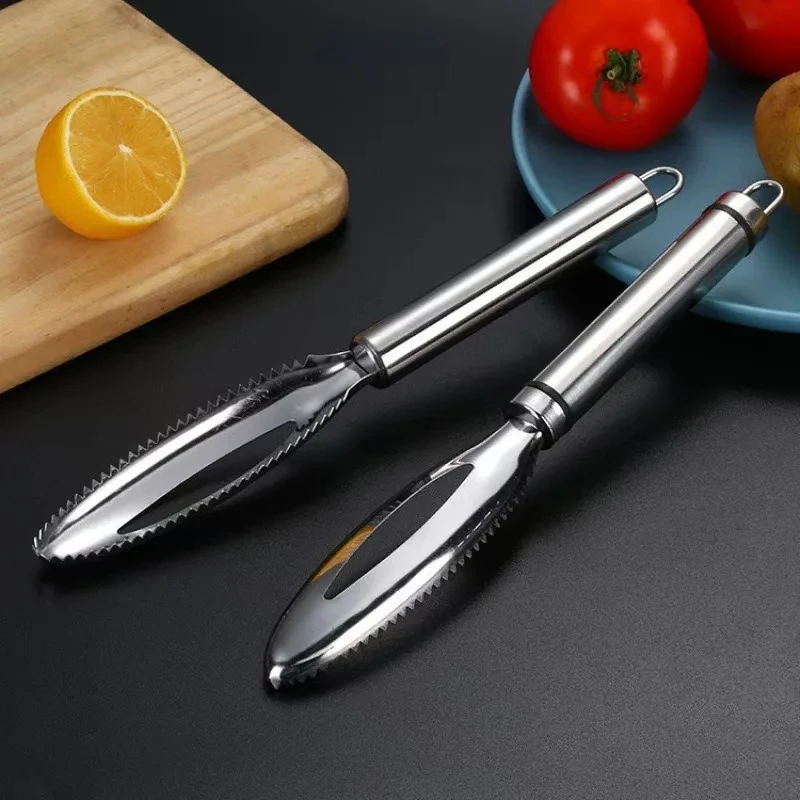 Stainless Fish Scales Scraping Graters, Fast Remove Cleaning Peeler, Scraper Bone Tweezers Tool for Kitchen Accessorie Stainless Fish Scales Scraping Graters, Fast Remove Cleaning Peeler, Scraper Bone Tweezers Tool for Kitchen Accessorie