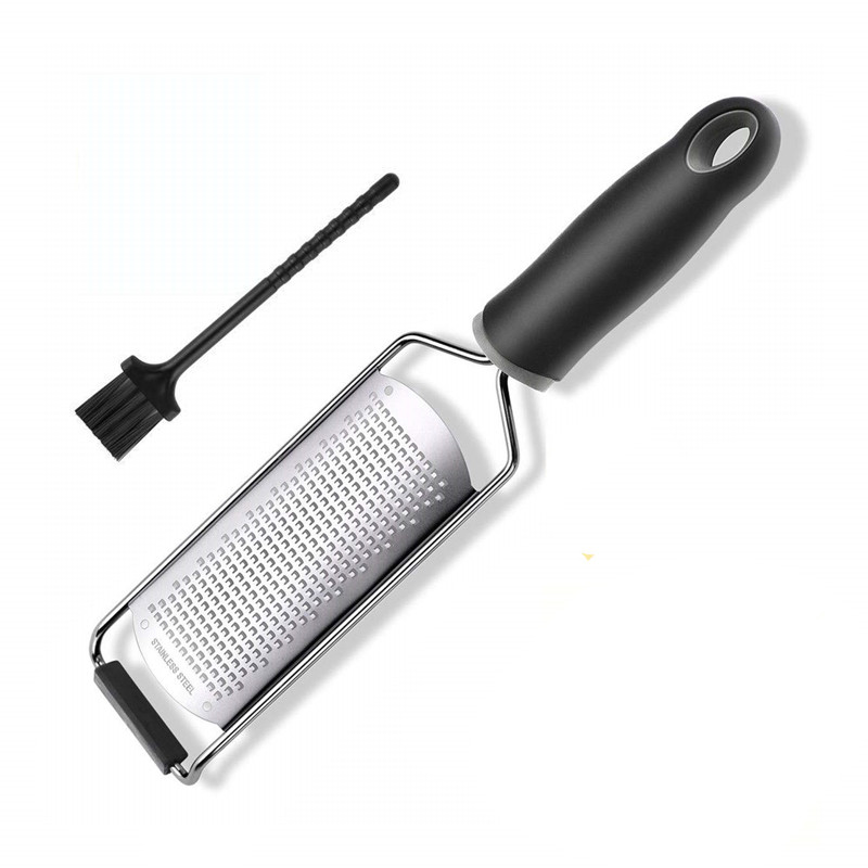 Lemon Zester Cheese Grater, Stainless Steel Citrus Zester Grater for Garlic, Ginger, Chocolate