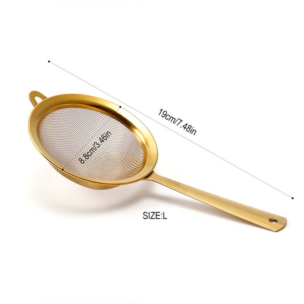 New Stainless Steel Matcha Sifter Very Fine Mesh Rust-Proof Tea Strainer Easy to Clean Small Food Sifters for Kitchen