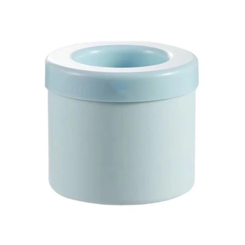Silicone Round Ice Cube Mold & Bucket DIY Ice Maker for Homemade Drinks