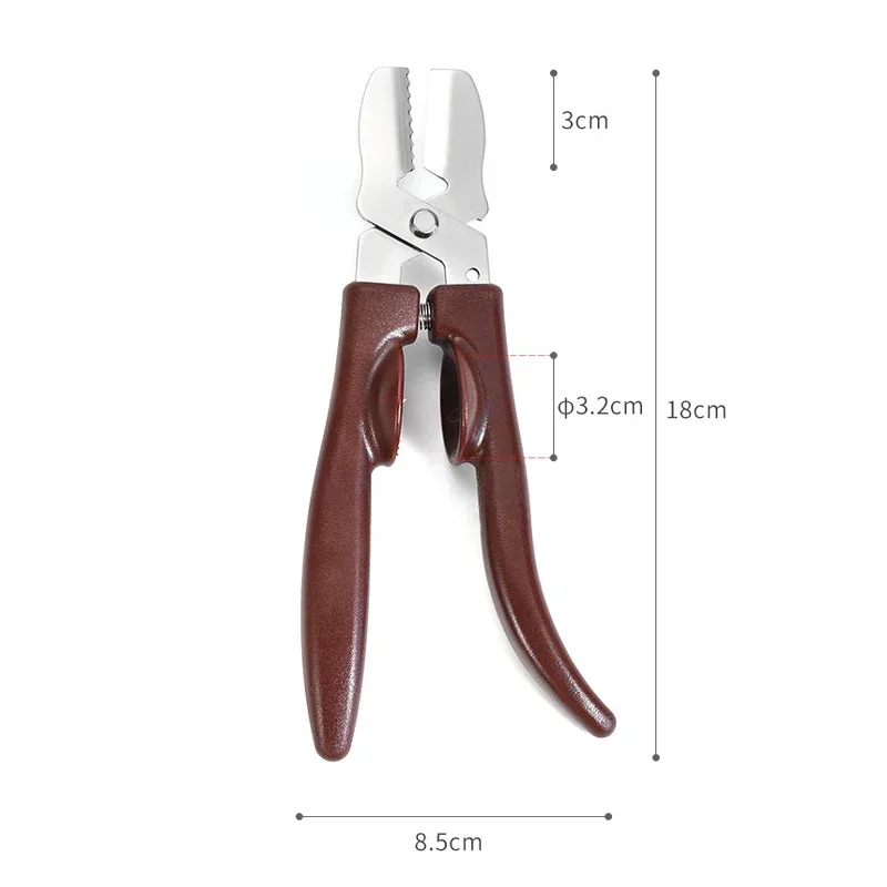 Stainless Steel Chestnut Walnut Cracker Nut Sheller Tool for Easy Shell Removal