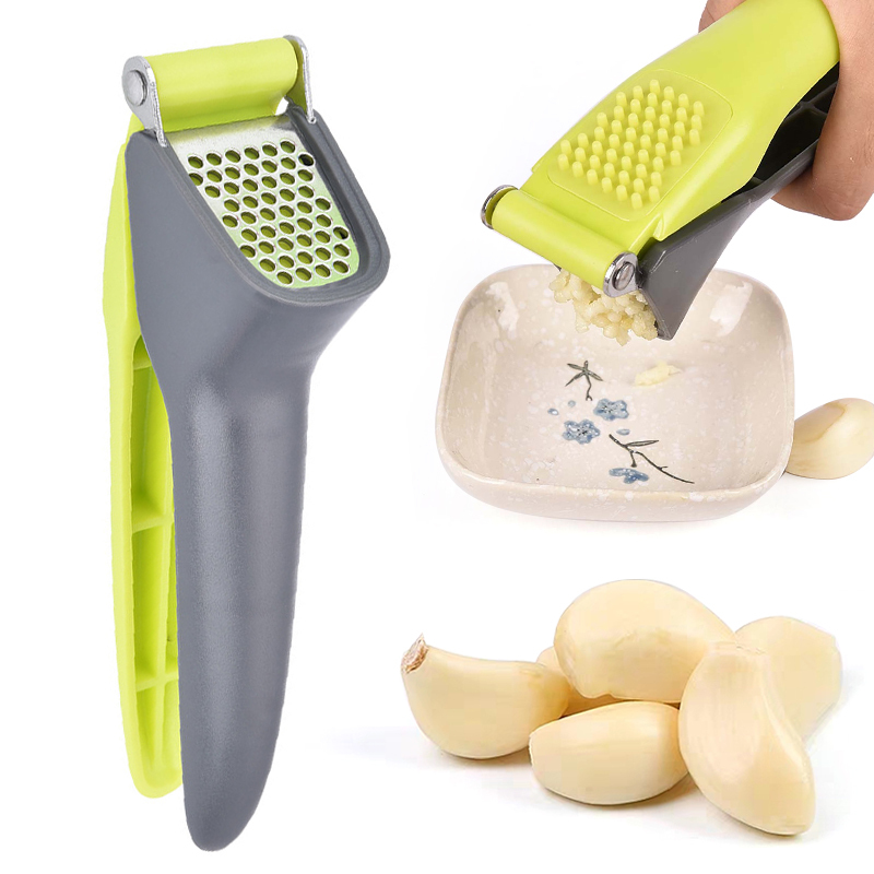 Premium Stainless Steel Garlic Press and Ginger Crusher Kitchen Mincer
