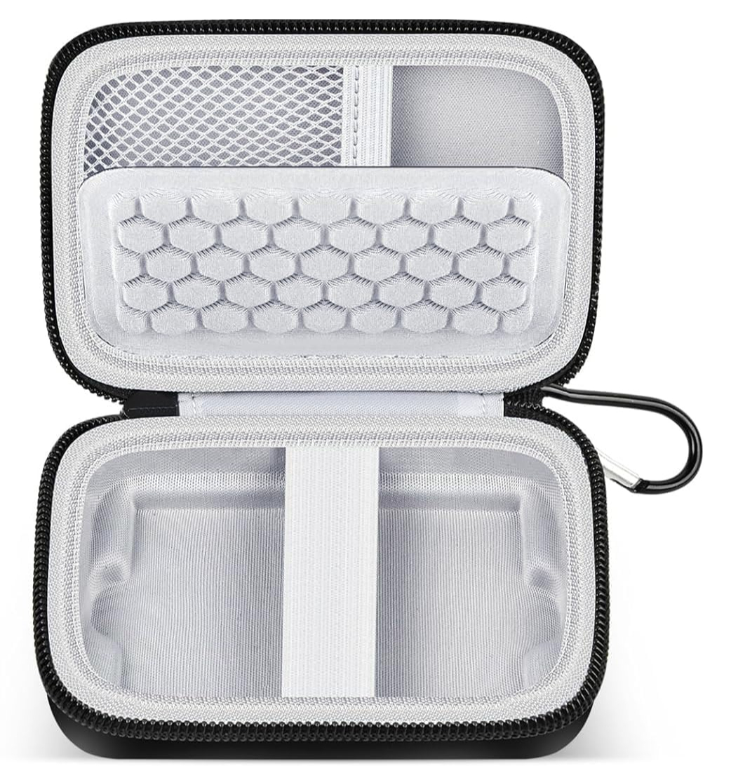 Carrying Case for Samsung T9 Portable, Shockproof Protective Storage Holder for USB External Solid State Drive, Cable