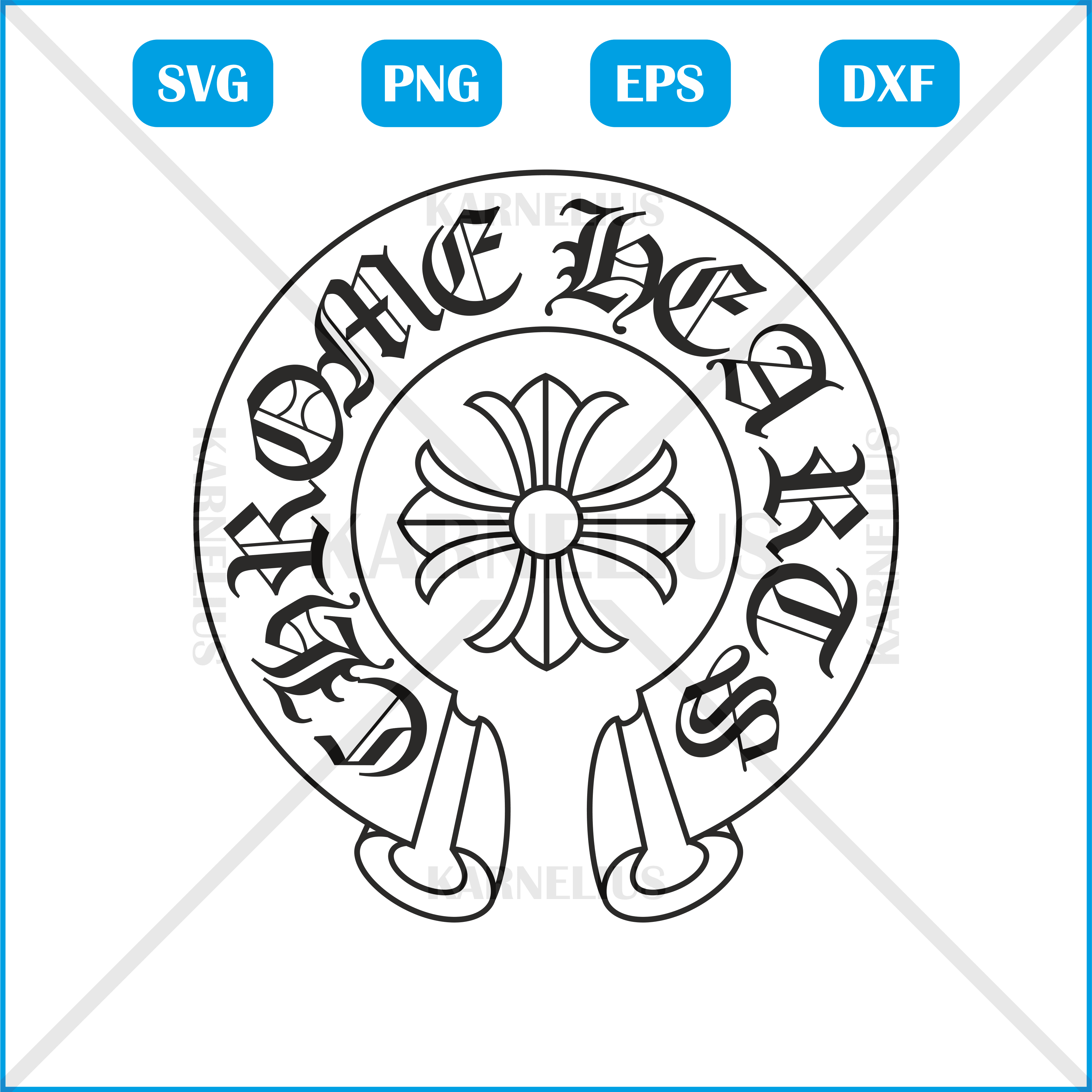 Logo Chrome hearts SVG | Inspire Uplift