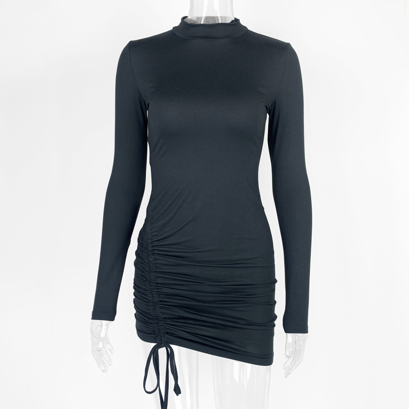 fitted lace wedding dress Valiamcep Women's Long Sleeve Dress Mock Neck Bodycon Ribbed Knit Slim  Fitted High Neck Casual Mini Pencil Dresses Black XS at Amazon Women's  Clothing store