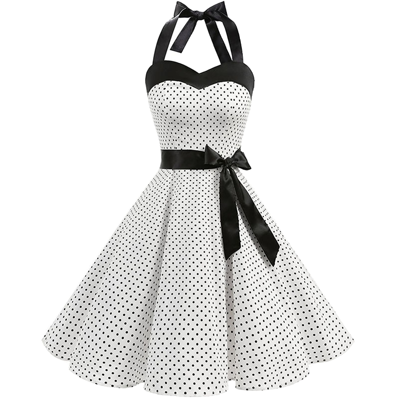 sexy retro white polka dress Cole White Polka Mesh Prom Dress - US 0